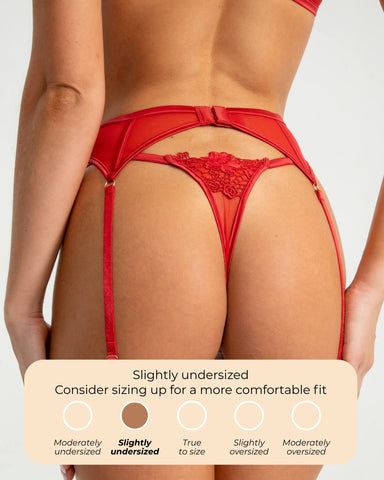 Florence Red Suspender