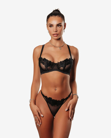 Florence Black Bra