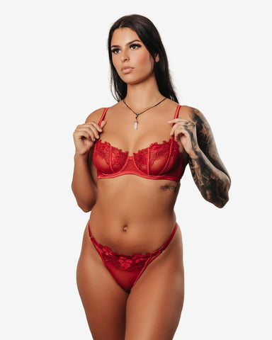 Florence Red Bra