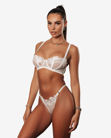 Florence White Bra